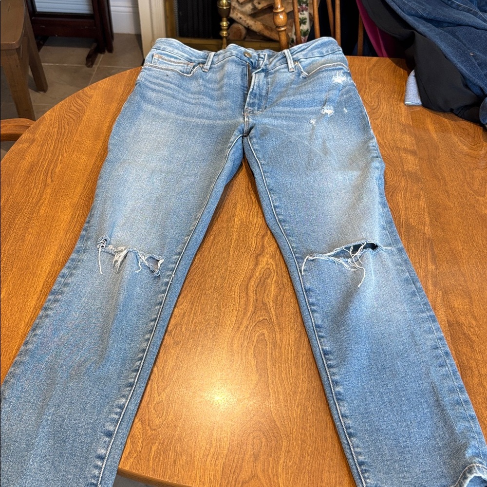 Good American Light Blue Denim Jeans